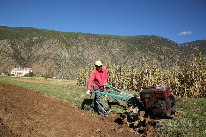 田園藏鄉(xiāng)美如畫，百姓脫貧喜在心