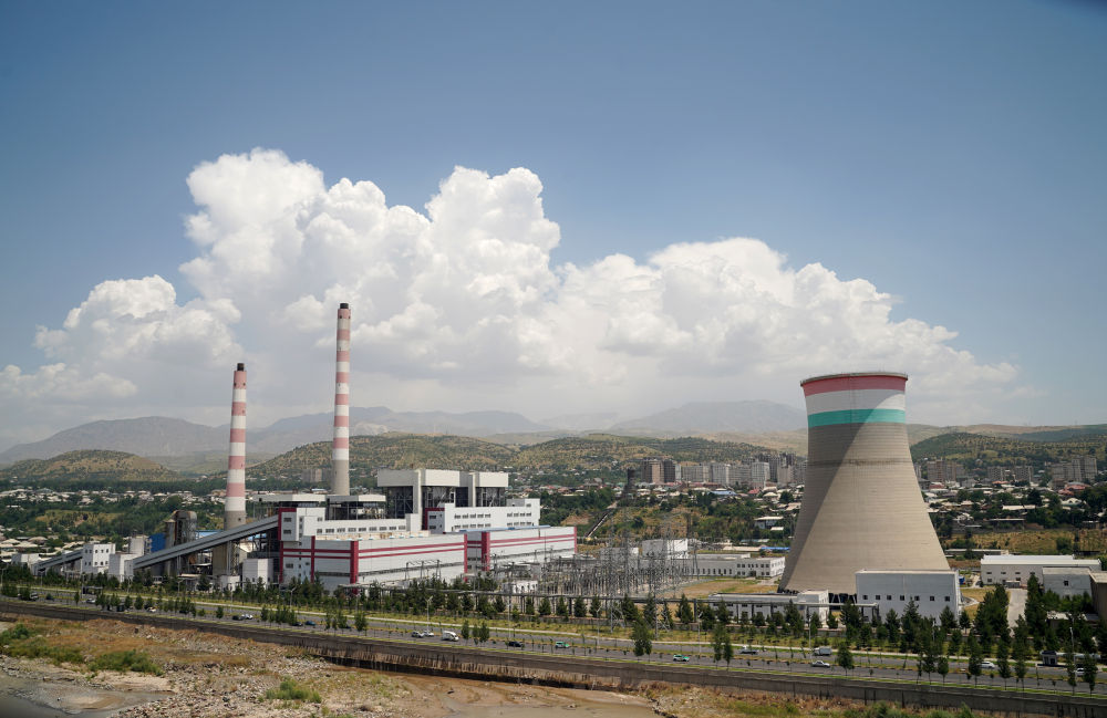 杜尚別2號熱電廠（2024年6月22日攝）。